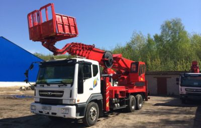 АРЕНДА АВТОВЫШКИ 45 МЕТРОВ DAEWOO NOVUS
