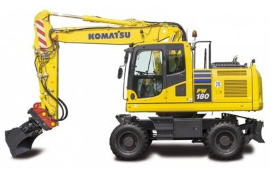 АРЕНДА КОЛЕСНОГО ЭКСКАВАТОРА Komatsu PW180-7