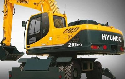 АРЕНДА КОЛЕСНОГО ЭКСКАВАТОРА Hyundai R210W-9S