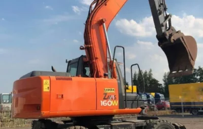 АРЕНДА КОЛЕСНОГО ЭКСКАВАТОРА HITACHI ZX 160