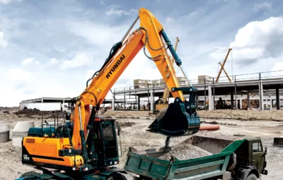 АРЕНДА КОЛЕСНОГО ЭКСКАВАТОРА Hyundai R180W-9S