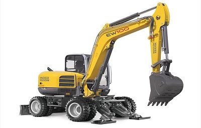 АРЕНДА КОЛЕСНОГО ЭКСКАВАТОРА Wacker Neuson EW100