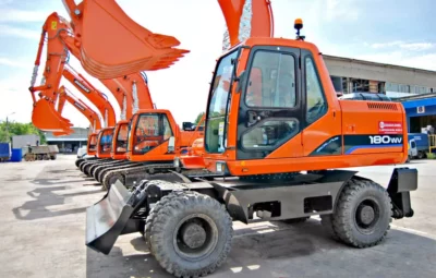 АРЕНДА КОЛЕСНОГО ЭКСКАВАТОРА Doosan S180W-V