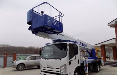 АРЕНДА АВТОВЫШКИ ISUZU FORWARD 27м