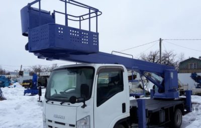 АРЕНДА АВТОВЫШКИ ISUZU ELF 17м